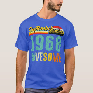 September 1968 Birthday Gift Shirt Vintage Septemb