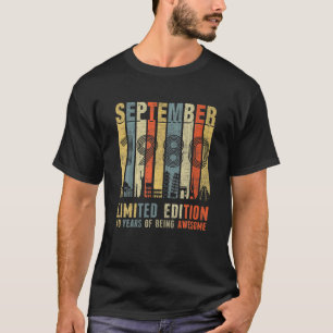 September 1980 Vintage Funny 40th Birthday Gift T-Shirt