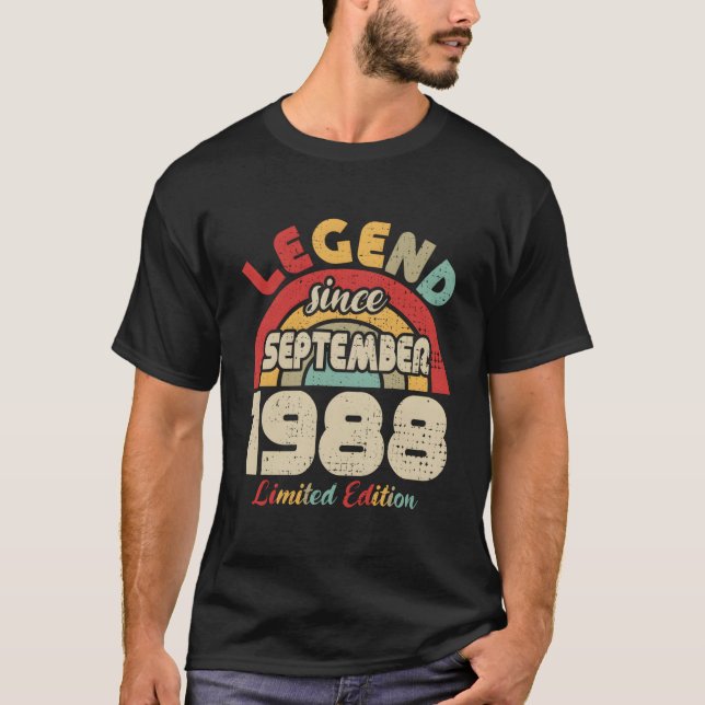 September 1988 Legend Since September 1988 T-Shirt (Front)