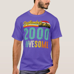 September 2000 Birthday Gift Shirt Vintage Septemb