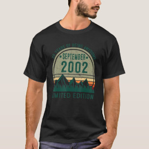 September 2002  20th Bday 20 Years Old T-Shirt