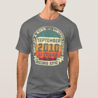 September 2010 12th Birthday Gift 12 Years Of Bein T-Shirt