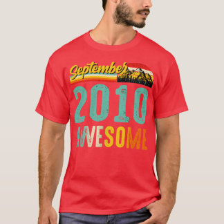 September 2010 Birthday Gift Shirt Vintage Septemb