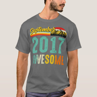 September 2017 Birthday Gift Shirt Vintage Septemb