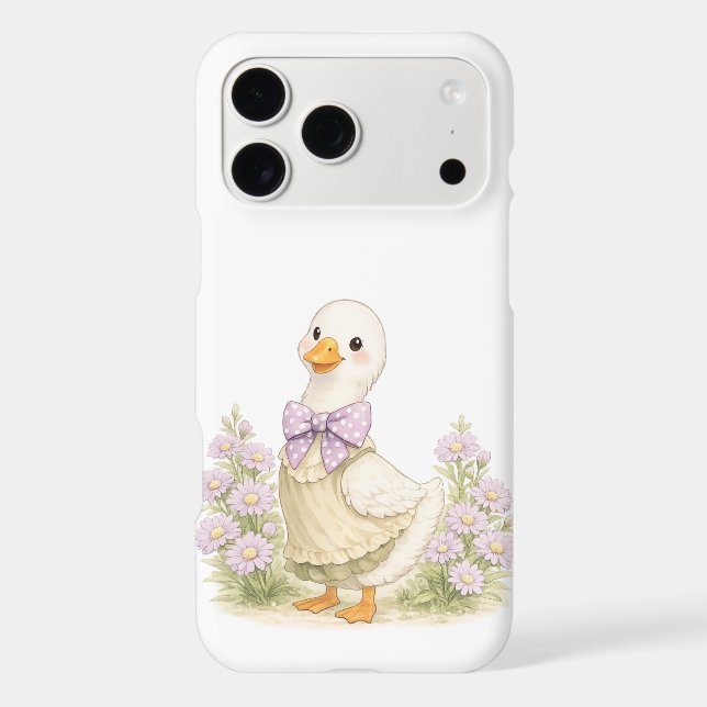 September aster coquette polka dots bow goose (Back)