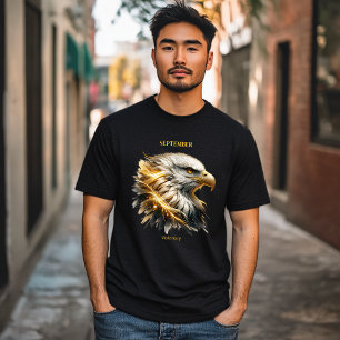 September Birth Month Spirit Animal Eagle Gift T-Shirt