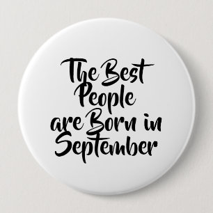"September" Birthday Button
