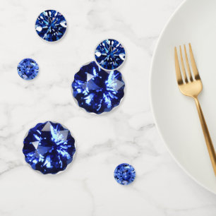 September Birthstone Sapphire Table Confetti