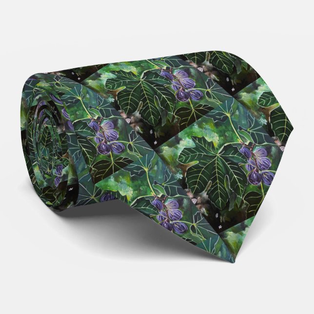 September Figs and Summer Light by Alfred Fox Tie (Rolled)