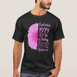 September Girl 1979 43 Years Old 43rd Birthday T-Shirt