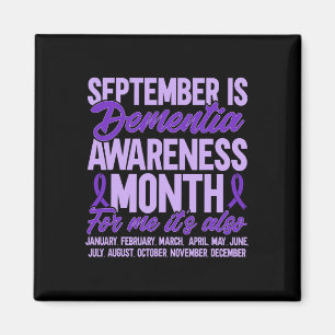 September Is Dementia Awareness Month Heimerheimer Magnet