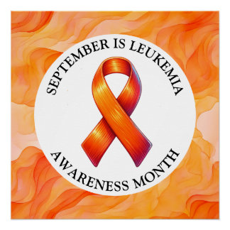 September is Leukaemia Awareness Month Poster