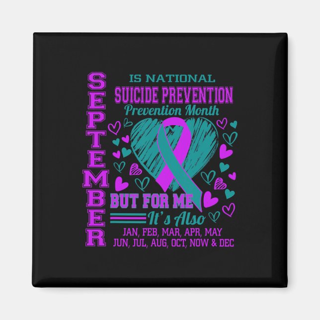 September Is National Suicide Prevention Awareness Magnet (Front)