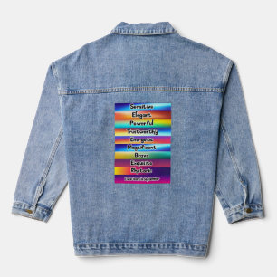 September month birthday quotes 9. denim jacket