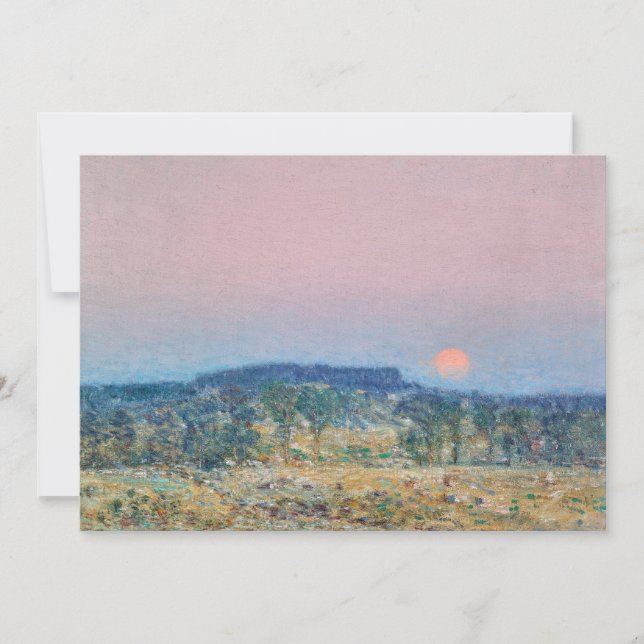 September Moonrise | Childe Hassam (Front)