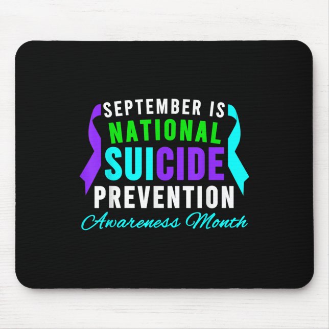 September National Suicide Prevention Awareness Mo Mouse Pad (Front)