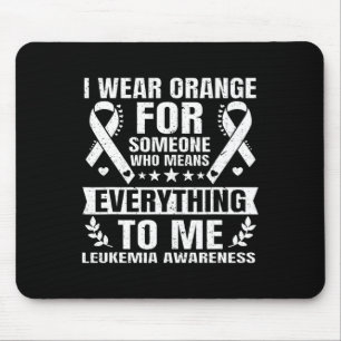 September Orange Leukaemia Awareness Mouse Pad