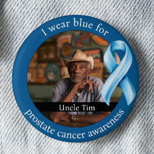 September Prostate Cancer Awareness Month  6 Cm Round Badge