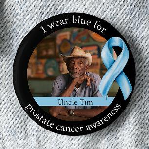 September Prostate Cancer Awareness Month  6 Cm Round Badge