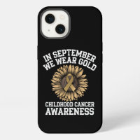 September We Wear Gold Childhood Cancer Awareness