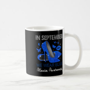 September Wear Blue High Heels Ataxia Awareness Coffee Mug