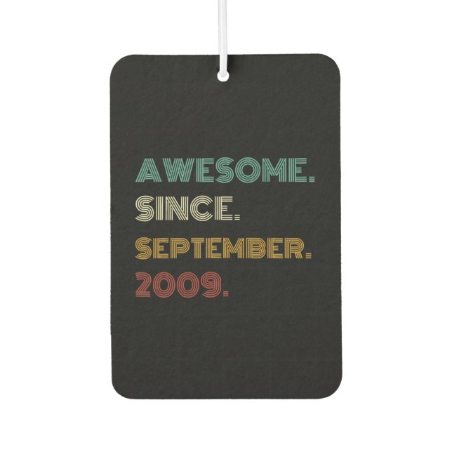 septemer gift car air freshener (Front)