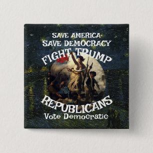 Septic Conservative Fascist Right Wing Evil Party  15 Cm Square Badge