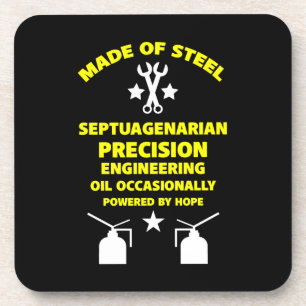 Septuagenarian Birthday Coaster