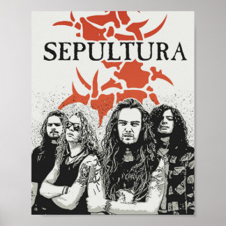 Sepultura Band Vector Art Poster