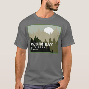 Sequim Bay State Park Washington Trees and Forest T-Shirt