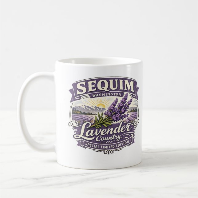 Sequim, Washington – Lavender Country Mug (Left)