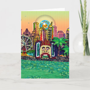 Sequin Art Birthday Card Sequin Harbour Fun Park
