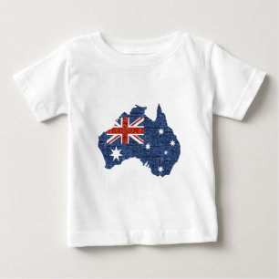 sequin australian flag baby T-Shirt