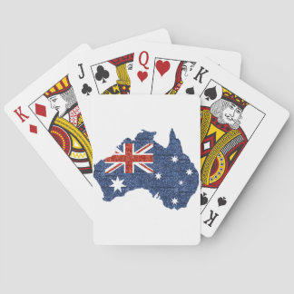 sequin australian flag playing cards