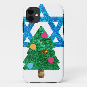 sequin christmukkah hanukkah Case-Mate iPhone case