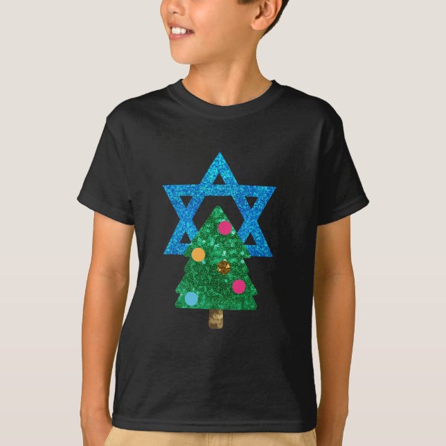 sequin christmukkah hanukkah T-Shirt (Front)