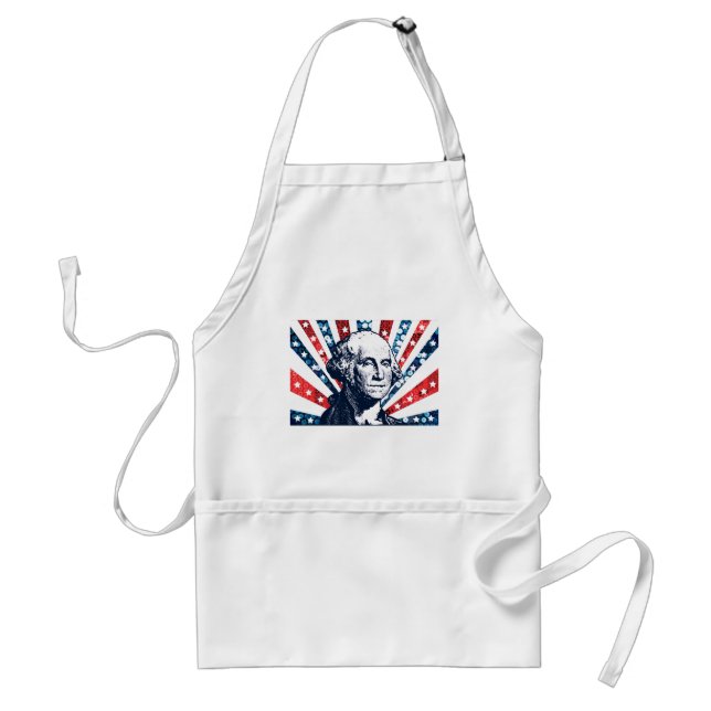 sequin george washington standard apron (Front)