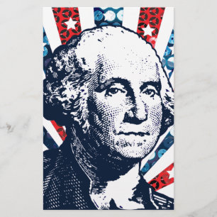 sequin george washington stationery