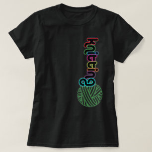 Sequin Glow Knitting T-Shirt