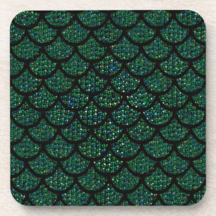 sequin mermaid coaster