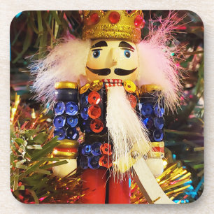 Sequin Nutcracker soldier christmas ornament Coaster