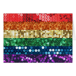 sequin pride flag