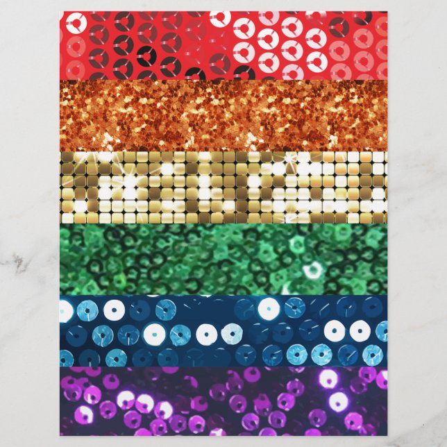 sequin pride flag (Front)