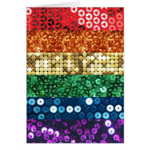 sequin pride flag
