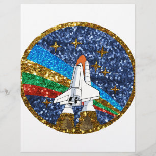 sequin space ship