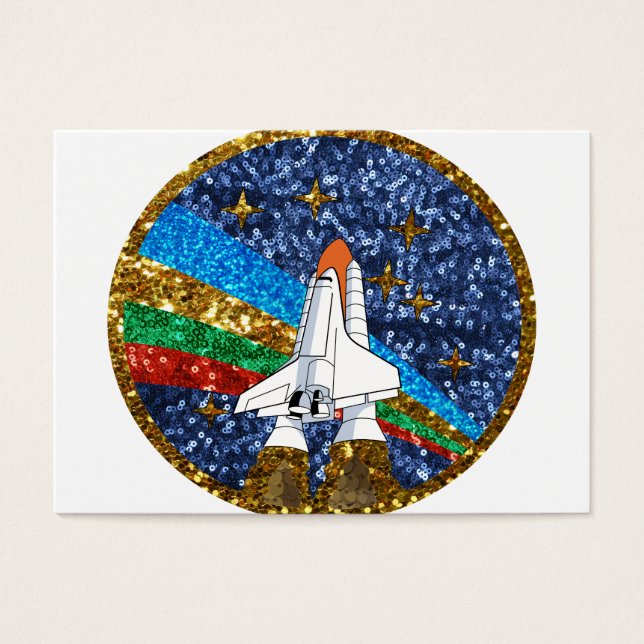 sequin space ship (Front)