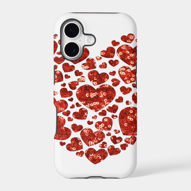 sequin valentines day heart (Back)