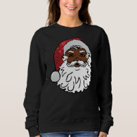 sequined black santa claus