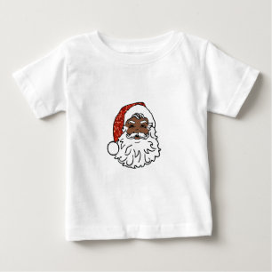 sequins black santa claus baby T-Shirt