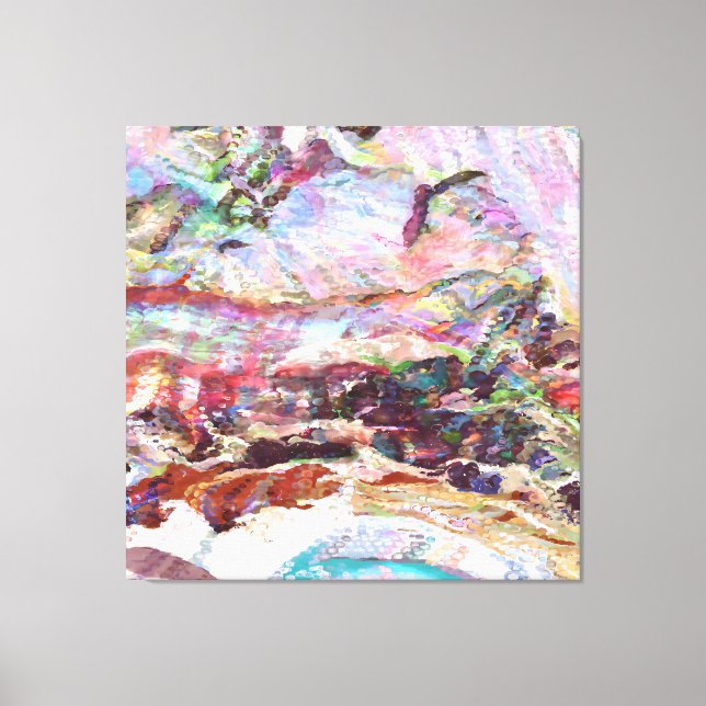 Sequins Haze Canvas Print (Front)